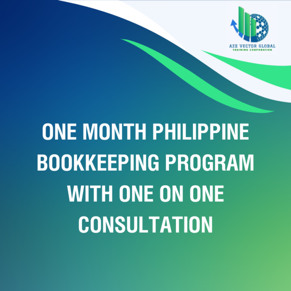 One Month Philippine Bookkeeping Program with One on One Consultation